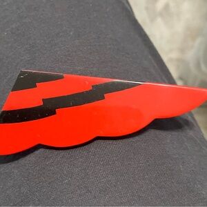 Vintage Paris designer GUILLEMETTE L’hoir deco pin brooch rare